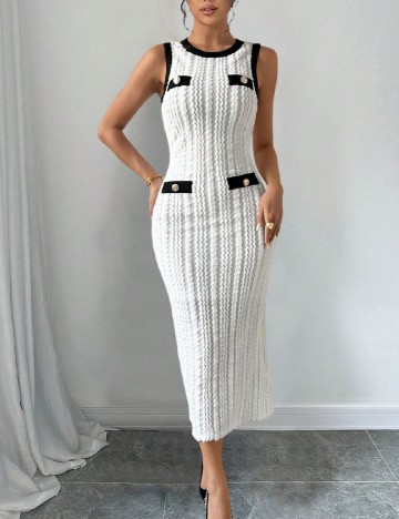 
						Rochie lunga SHEIN, alb