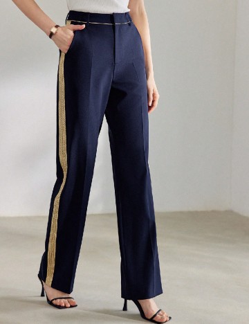 
						Pantaloni MOTF, bleumarin inchis