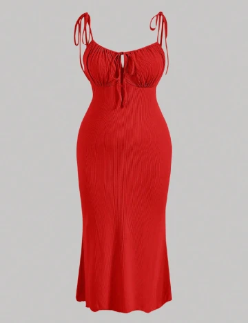 Rochie lunga SHEIN CURVE, rosu