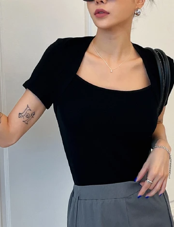 Tricou Dazy, negru Negru