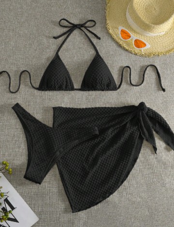 
						Costum de baie SHEIN, negru