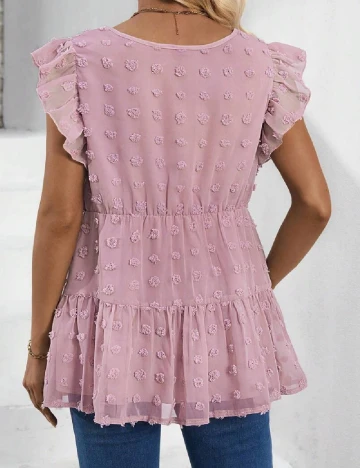 Bluza SHEIN Maternity, roz pudra