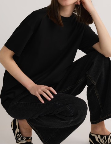 Tricou Reserved, negru