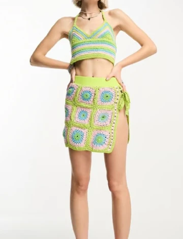 Top de baie COLLUSION, mix culori