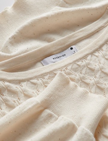 Bluza Reserved, crem
