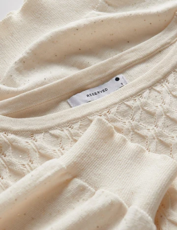 Bluza Reserved, crem