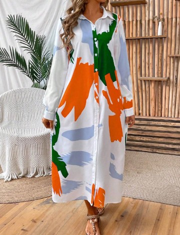 
						Rochie lunga SHEIN, mix culori