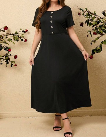 
						Rochie lunga SHEIN CURVE, negru