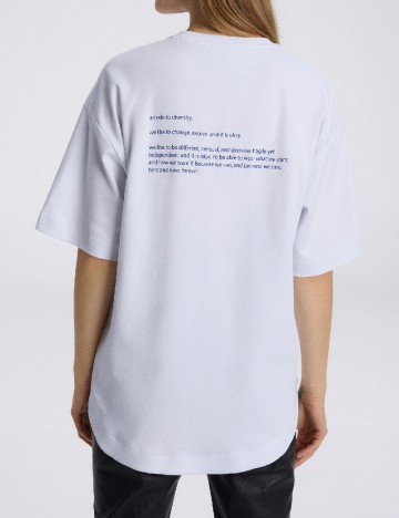 Tricou Reserved, alb