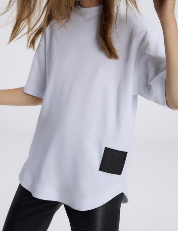 Tricou Reserved, alb