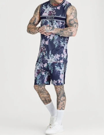 Pantaloni scurti SikSilk, bleumarin Albastru