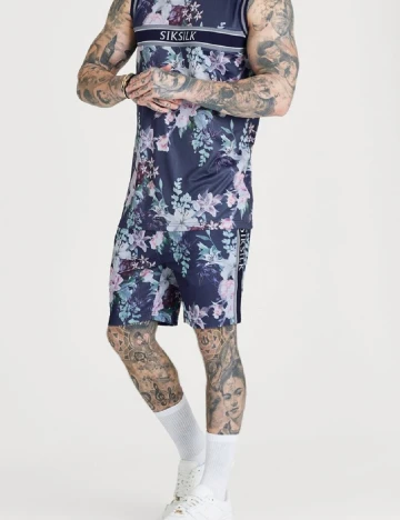 Pantaloni scurti SikSilk, bleumarin Albastru
