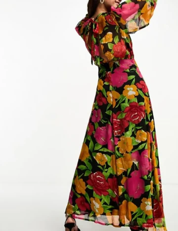 Rochie medie Miss Selfridge, floral print
