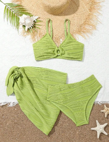 Costum de baie Shein Kids, verde