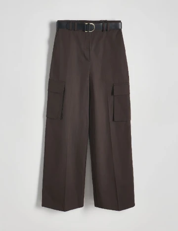 Pantaloni Reserved, maro