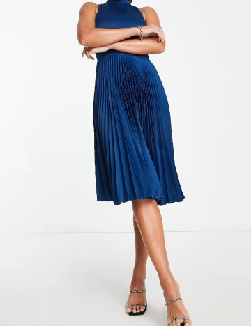 Rochie medie Closet London, albastru Albastru