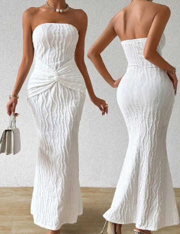 
						Rochie lunga SHEIN, alb