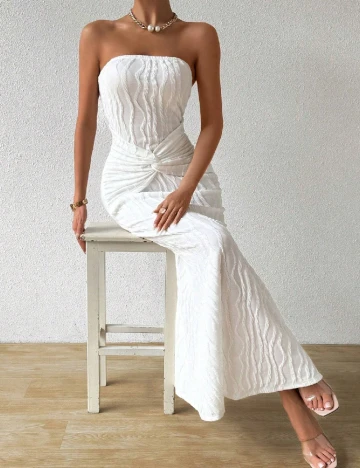Rochie lunga SHEIN, alb