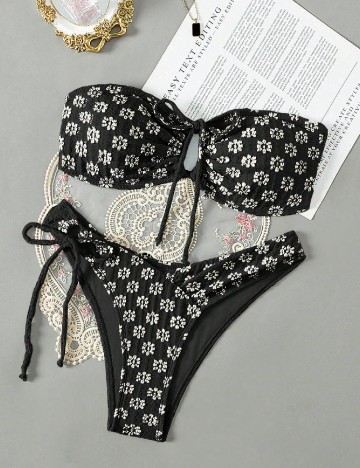 
						Costum de baie SHEIN, negru