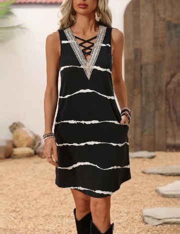 
						Rochie medie SHEIN, negru