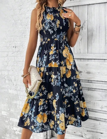 Rochie medie SHEIN, bleumarin