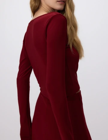 Bluza Reserved, visiniu