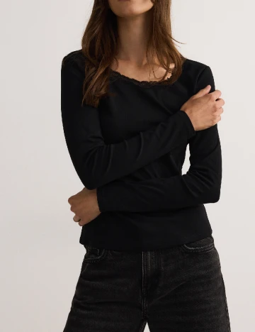 Bluza Reserved, negru