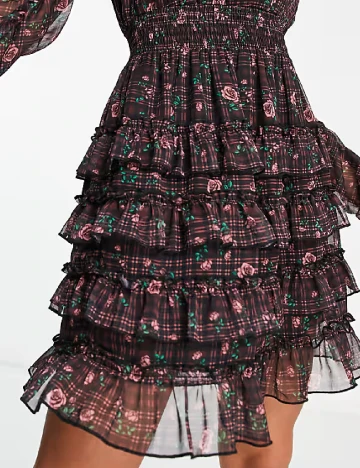 Rochie scurta Miss Selfridge, floral print