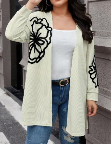 Blazer SHEIN CURVE, crem