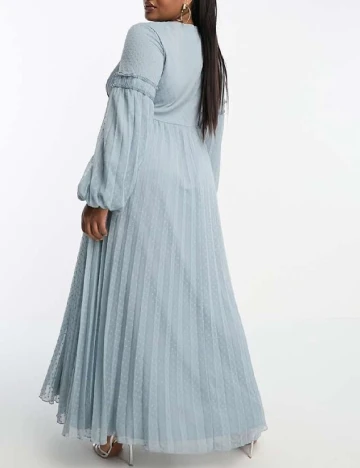 Rochie lunga ASOS Curve, albastru Albastru