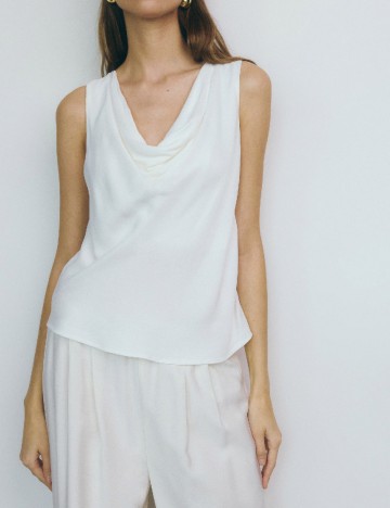 
						Bluza Reserved, alb
