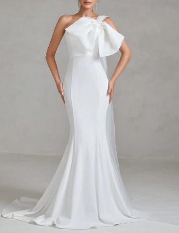 
						Rochie lunga Faeriesty, alb