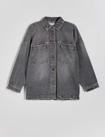 Jacheta Oversize Reserved, gri