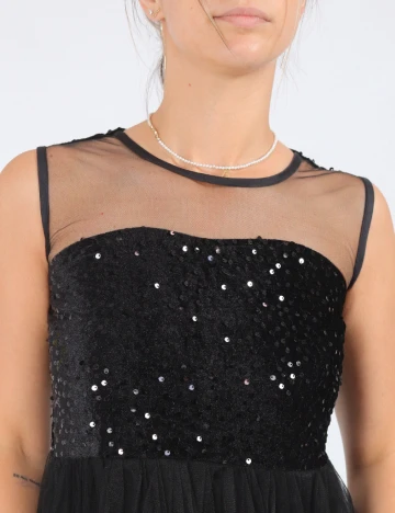 Rochie medie Love&Lemonade, negru