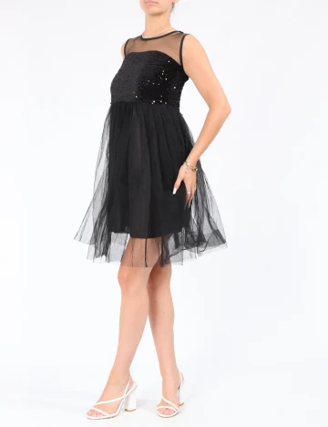 Rochie medie Love&Lemonade, negru