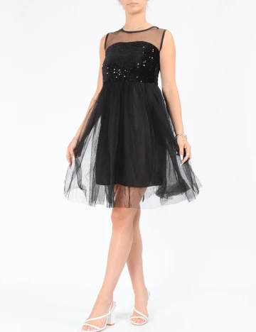 Rochie medie Love&Lemonade, negru