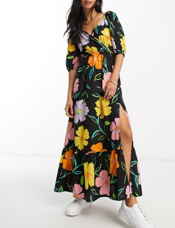 
						Rochie lunga ASOS, floral print