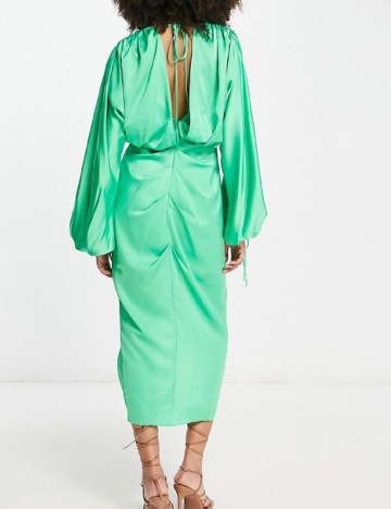 Rochie medie ASOS, verde