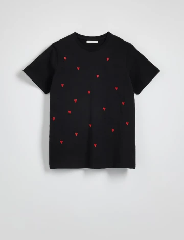 Tricou Reserved, negru