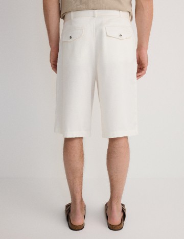 Pantaloni scurti Reserved, alb