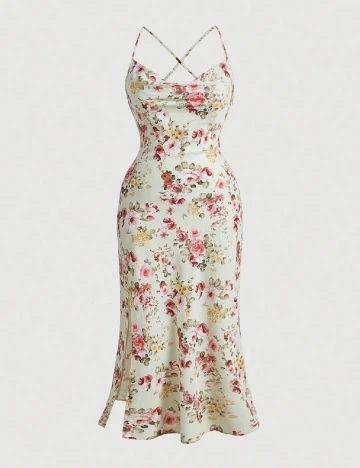 Rochie medie SHEIN CURVE, floral