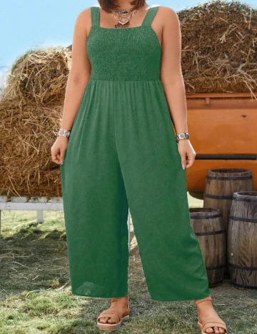 Salopeta SHEIN CURVE, verde