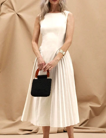 Rochie medie SHEIN, crem Crem