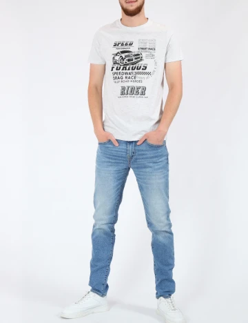 Tricou Milano Bulls, gri