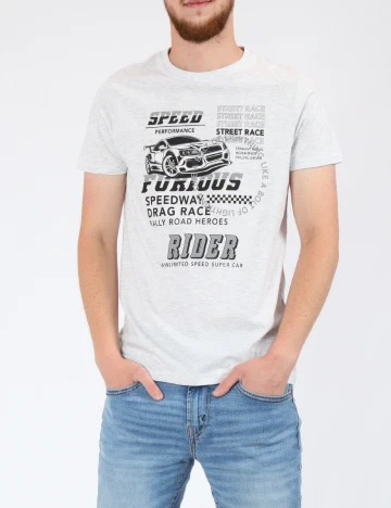 Tricou Milano Bulls, gri