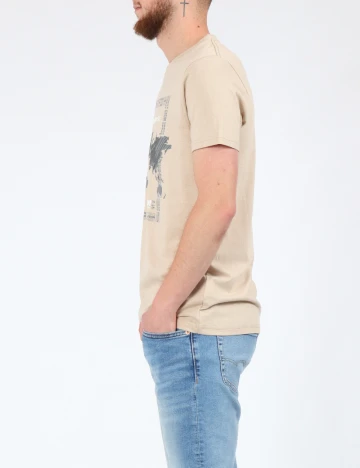 Tricou Milano Bulls, crem