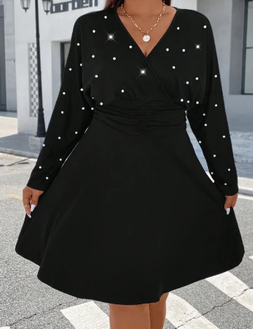 Rochie scurta SHEIN CURVE, negru Negru