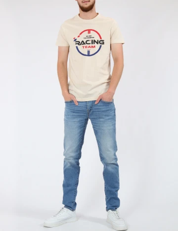 Tricou Milano Bulls, crem Crem