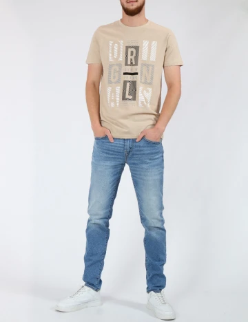 Tricou Milano Bulls, crem Crem