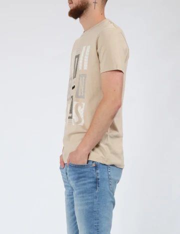 Tricou Milano Bulls, crem Crem